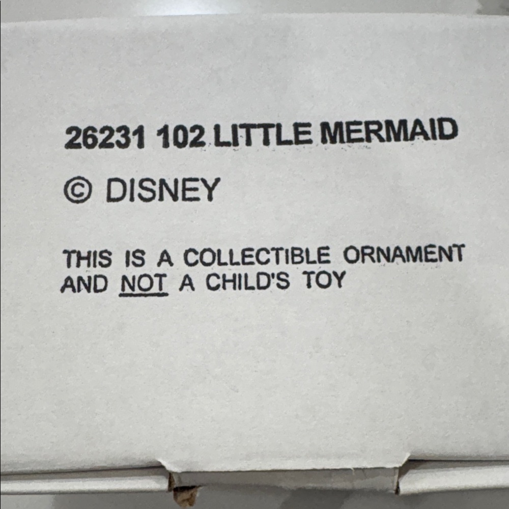 Disney Grolier Little Mermaid Ornament 26231-102 Ariel Sebastian Christmas Magic - Picture 9 of 12